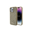 Guess Guess Disco Metal Script case for iPhone 15 Pro Max - gold