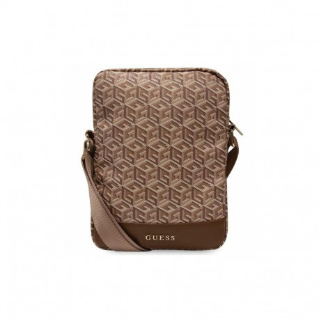 Guess Guess Bag GUTB10HGCFSEW 10" brown/brown GCube Stripe Tablet Bag