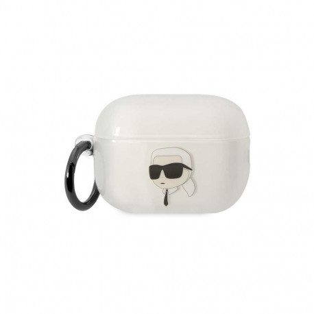 Karl Lagerfeld Karl Lagerfeld KLAP2HNIKTCT Airpods Pro 2 cover transparent Ikonik Karl Lagerfeld
