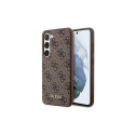 Guess Guess GUHCS23SG4GFBR S23 S911 brown/brown hard case 4G Metal Gold Logo