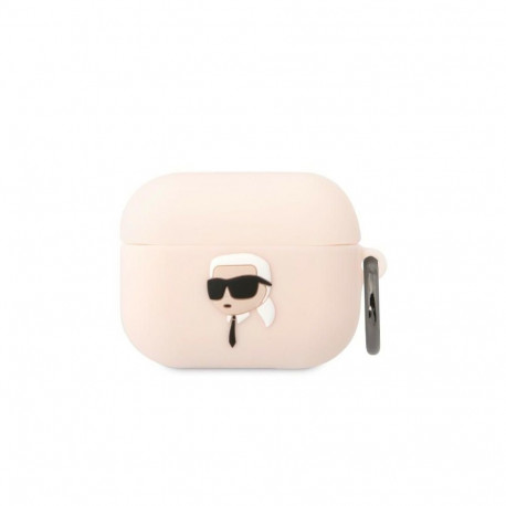 Karl Lagerfeld Karl Lagerfeld KLAPRUNIKP AirPods Pro cover pink/pink Silicone Karl Head 3D