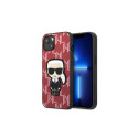Karl Lagerfeld Karl Lagerfeld KLHCP13SPMNIKPI iPhone 13 mini 5.4" hardcase red/red Monogram Ikonik P