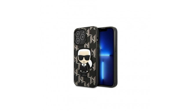 Karl Lagerfeld Karl Lagerfeld KLHCP13LPMNIKBK iPhone 13 Pro / 13 6.1" hardcase black/black Monogram 