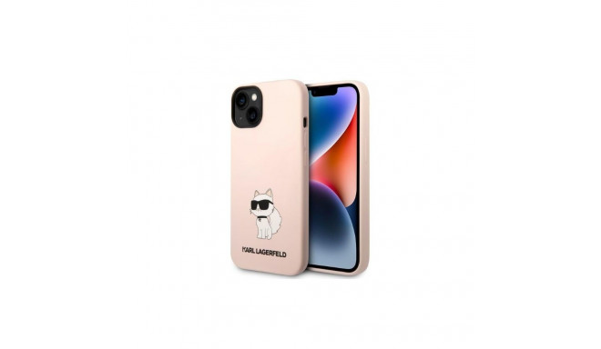 Karl Lagerfeld Karl Lagerfeld KLHCP14MSNCHBCP iPhone 14 Plus 6.7" hardcase pink/pink Silicone Choupe