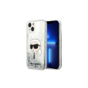 Karl Lagerfeld Karl Lagerfeld KLHCP14MLNKHCH iPhone 14 Plus 6.7" silver/silver hardcase Glitter Karl