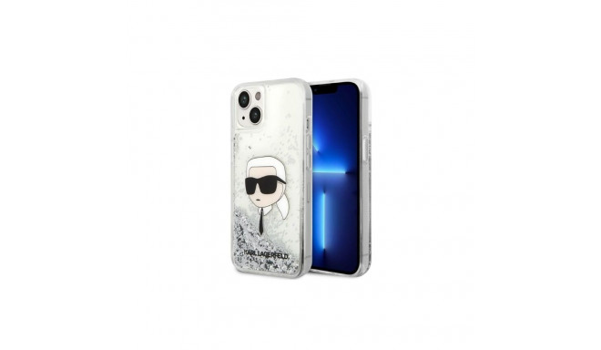 Karl Lagerfeld Karl Lagerfeld KLHCP14MLNKHCH iPhone 14 Plus 6.7" silver/silver hardcase Glitter Karl