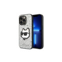 Karl Lagerfeld Karl Lagerfeld KLHCP14LG2CPS iPhone 14 Pro 6.1" silver/silver hardcase Glitter Choupe
