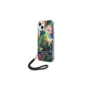 Guess Guess GUOHCP14MHFLSB iPhone 14 Plus 6.7 "blue / blue hardcase Flower Strap