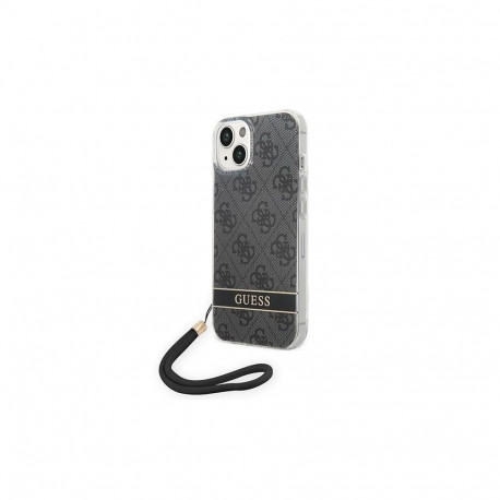 Guess Guess GUOHCP14MH4STK iPhone 14 Plus 6.7 "black / black hardcase 4G Print Strap