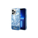 Guess Guess GUHCP14XHGPLHB iPhone 14 Pro Max 6.7" blue/blue hardcase Porcelain Collection