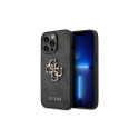 Guess Guess GUHCP14L4GMGGR iPhone 14 Pro 6,1" szary/grey hardcase 4G Big Metal Logo