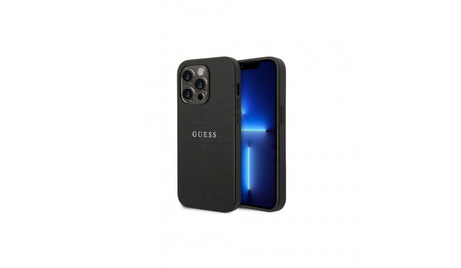 Guess Guess GUHCP14LPSASBBK iPhone 14 Pro 6,1" czarny/black Saffiano Strap