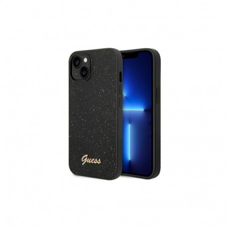 Guess Guess GUHCP14MHGGSHK iPhone 14 Plus 6,7" czarny/black hard case Glitter Script