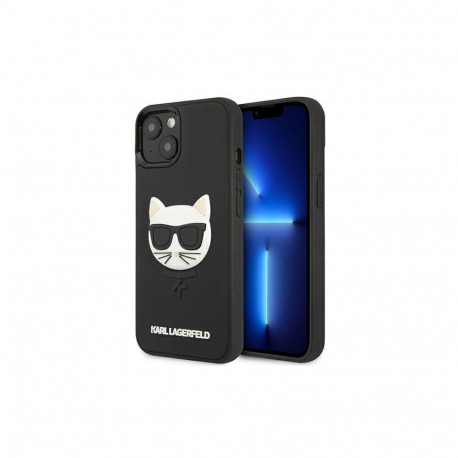 Karl Lagerfeld Karl Lagerfeld 3D Rubber Choupette Case for iPhone 13 mini - Black
