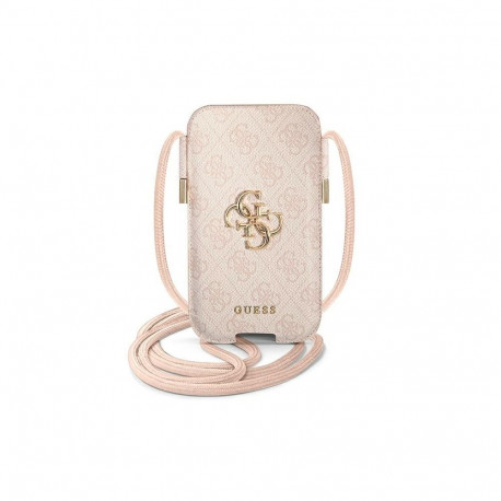 Guess Guess 4G Big Metal Logo 6.7'' Handbag - Pink