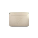 Guess Guess Saffiano Script case for a 13" laptop - gold