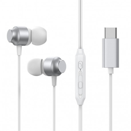 Joyroom Joyroom JR-EC06 USB-C in-ear headphones - silver Silver