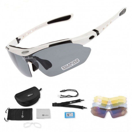 Rockbros Rockbros 10002 polarizing cycling glasses - white