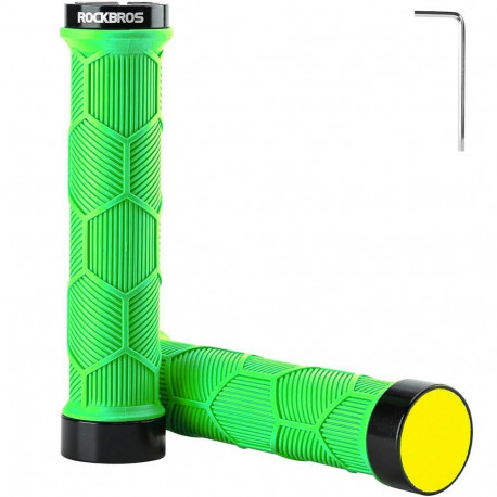 Rockbros Rockbros 40720007005 bicycle grips with reflector - green