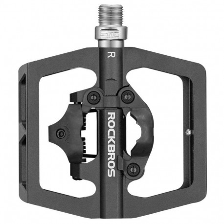 Rockbros Rockbros PD15-BK Aluminum Alloy Bicycle Pedals - Black