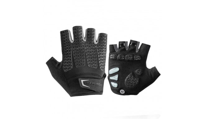 Rockbros Rockbros S169BGR L cycling gloves with gel inserts - gray