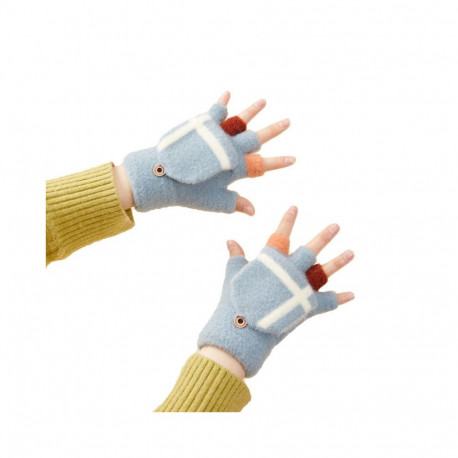 Hurtel Women's/children's winter telephone gloves - blue