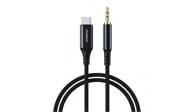 Choetech Choetech AUX008 USB-C / mini jack 3.5mm cable 2 m - black