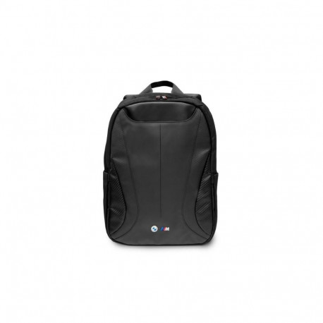 BMW BMW Carbon&Leather Tricolor backpack for a 16" laptop - black