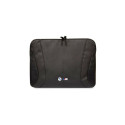 BMW BMW Carbon&Perforated sleeve for a 14" laptop - black BMW BMW Carbon&Perforated sleeve for a 14" laptop - black