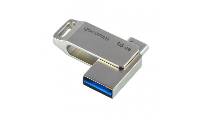 Goodram Flash Drive 16GB USB 3.2 Gen 1 USB / USB C OTG ODA3 Goodram - Silver