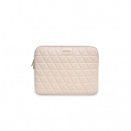 Guess Guess Quilted cover for a 13" laptop - pink