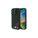 BMW BMW BMHMP16X23PUPDK iPhone 16 Pro Max 6.9" black/black hardcase M Perforated Tricolor Line MagSa