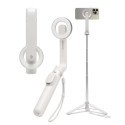 Spigen Selfie stick Spigen S571W MagSafe Bluetooth with tripod - beige Spigen Selfie stick Spigen S571W MagSafe Bluetooth with tripod - beige