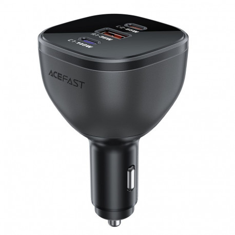Acefast Acefast B14 car charger 165W 2x USB-C 1x USB-A - black