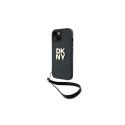 DKNY DKNY Wrist Strap Stock Logo case for iPhone 15 / 14 / 13 - black