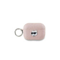 Karl Lagerfeld Karl Lagerfeld Monogram Choupette Head case for AirPods Pro 2 - pink