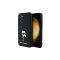 Karl Lagerfeld Karl Lagerfeld Silicone Ikonik Metal Pin case for Samsung Galaxy S24+ - black