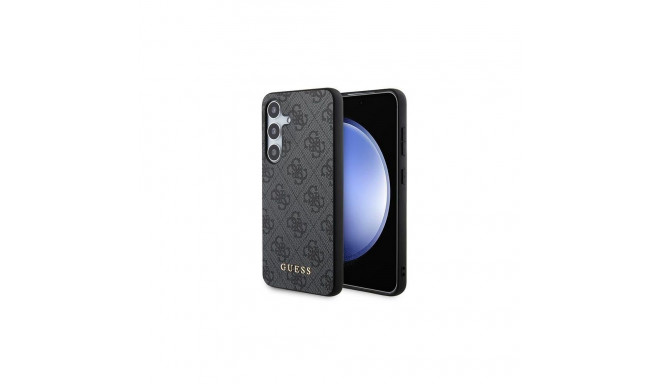 Guess Guess 4G Metal Gold Logo case for Samsung Galaxy A55 - black