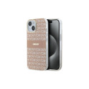 DKNY DKNY IML Mono & Stripe MagSafe case for iPhone 15 / 14 / 13 - pink