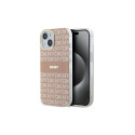 DKNY DKNY IML Mono & Stripe MagSafe case for iPhone 15 / 14 / 13 - pink
