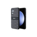 DKNY DKNY Leather Mono Stripe & Metal Logo case for Samsung Galaxy S24 - black