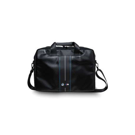 BMW BMW Carbon & Blue Stripe bag for a 16" laptop - black