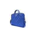 Guess Guess Quilted 4G bag for a 16" laptop - blue