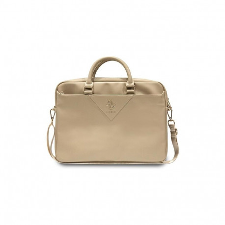 Guess Guess Triangle 4G bag for a 16" laptop - gold