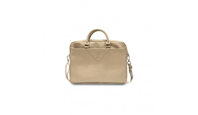 Guess Guess Triangle 4G bag for a 16" laptop - gold