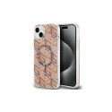 Guess Guess IML GCube MagSafe case for iPhone 15 Plus / 14 Plus - brown