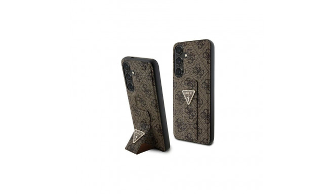 Guess Guess GUHCS24SPGS4TDW S24 S921 brown/brown hardcase Grip Stand 4G Triangle Strass