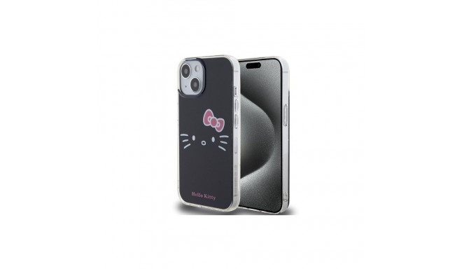 Hello Kitty Hello Kitty IML Kitty Face case for iPhone 15 - black