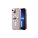Karl Lagerfeld Karl Lagerfeld IML Choupette MagSafe case for iPhone 15 Plus - pink