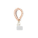 Guess Guess GUOUCBMC4MP Universal Big Hand Strap case - pink Acrylic 4G Charm